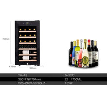 22-Bottle Dual Zone Wine Cooler