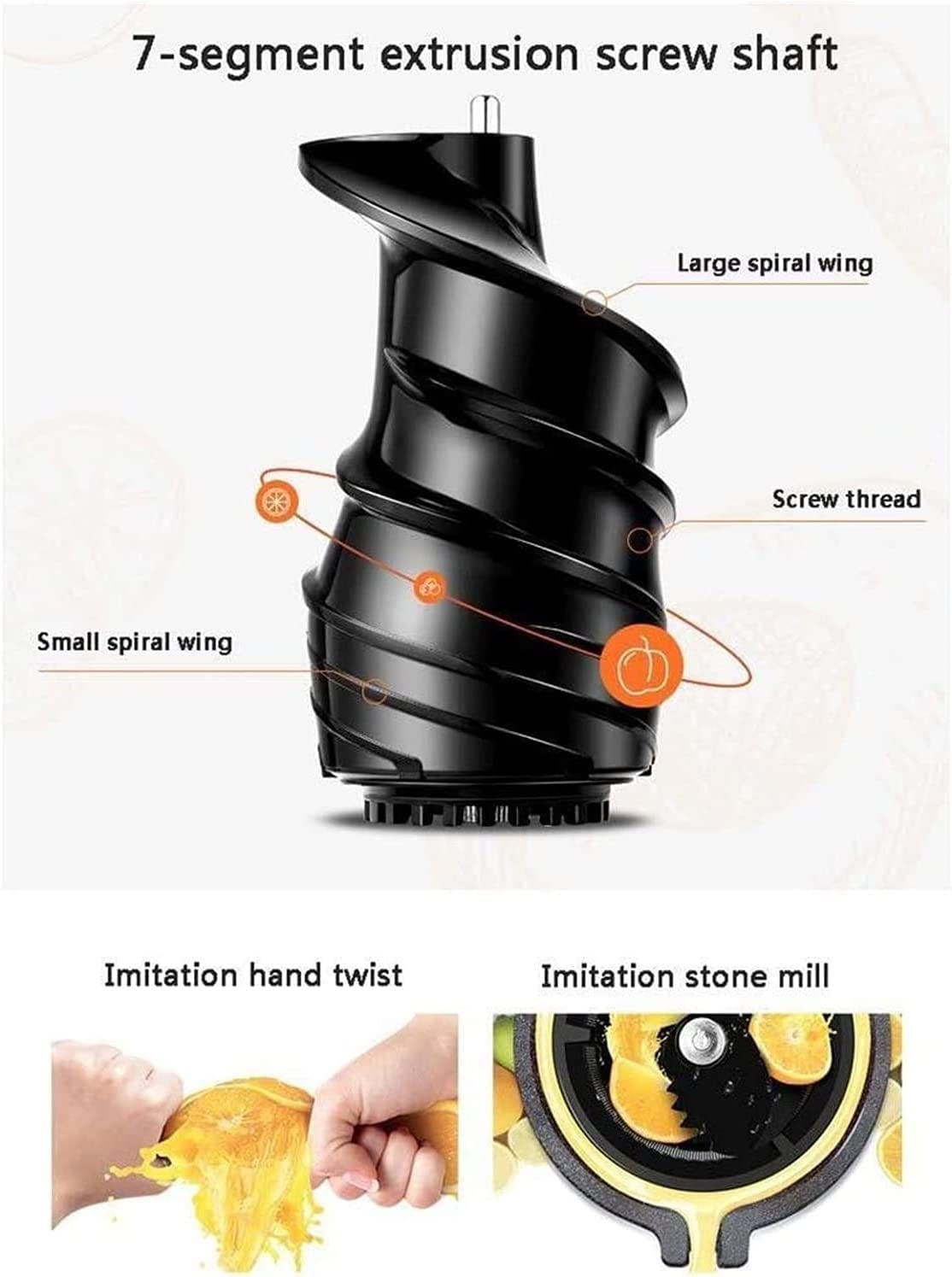 Wide Mouth Centrifugal Juicer