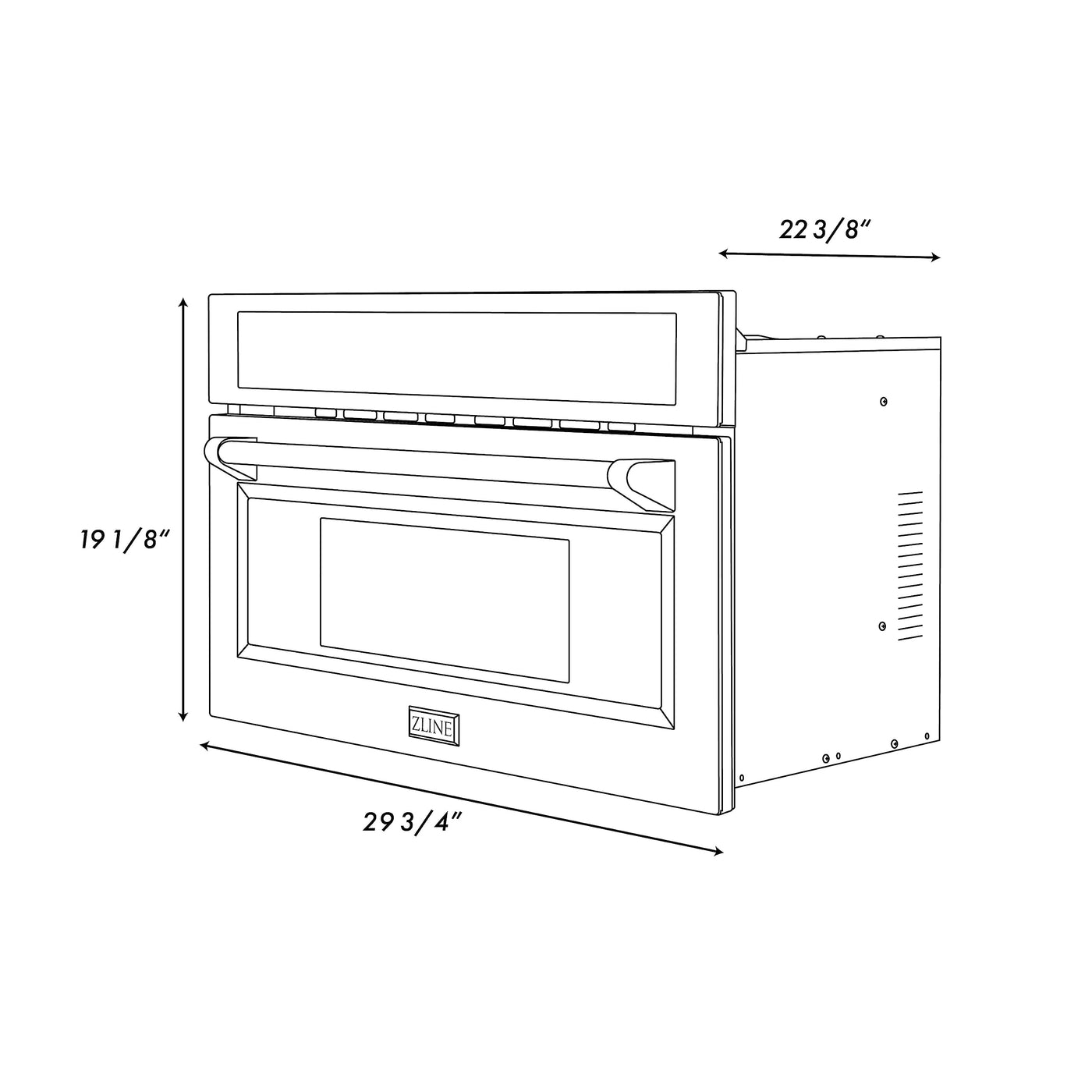30" Built-In Convection Microwave Oven