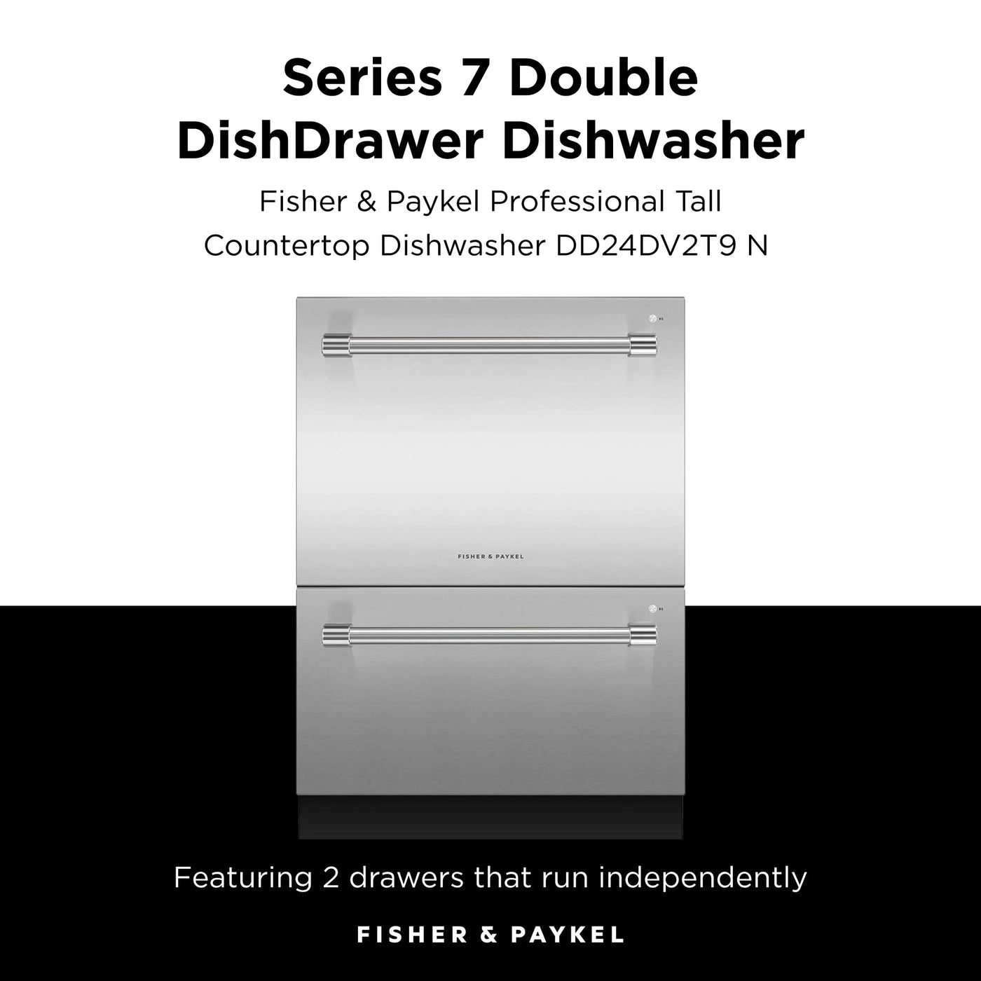 24" Double DishDrawer Dishwasher