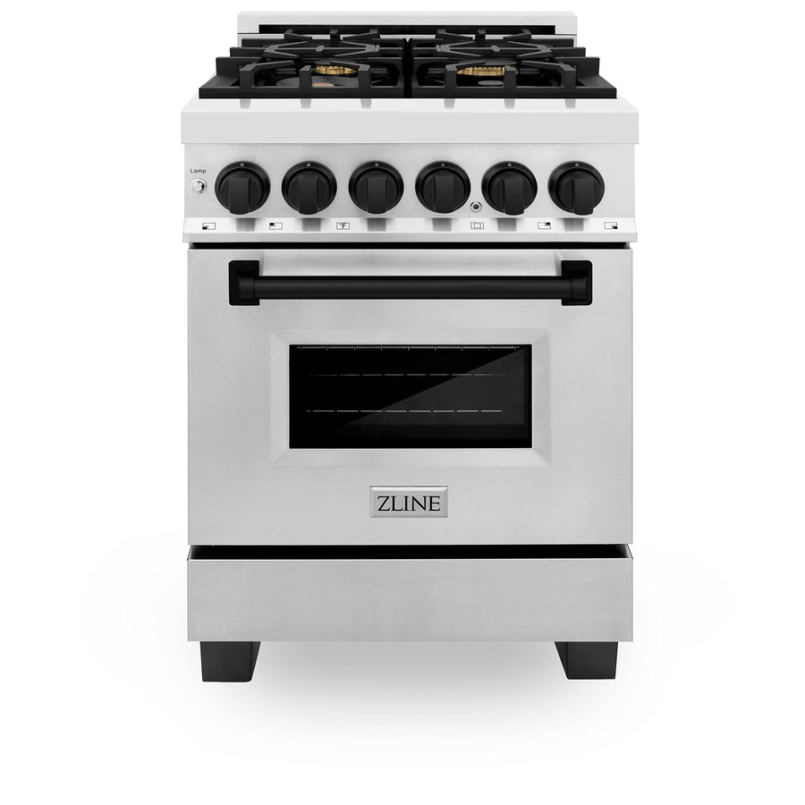 24" Dual Fuel Range