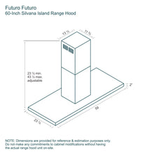 60" Island-Mount Range Hood