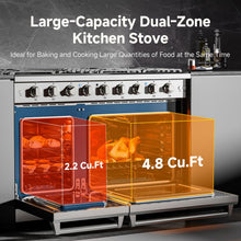 48" Double Oven Gas Range