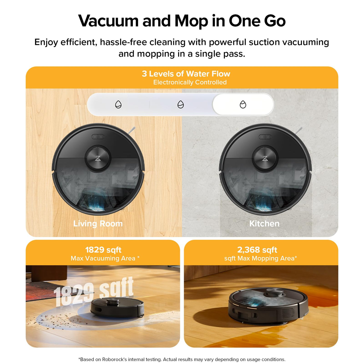 Self-Empty Robot Vacuum & Mop