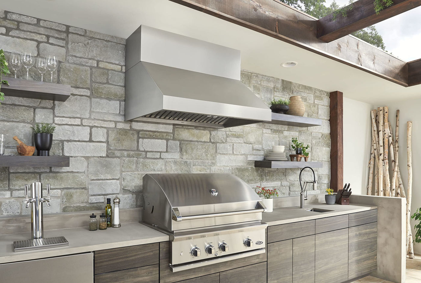 48" Outdoor Wall-Mount Range Hood