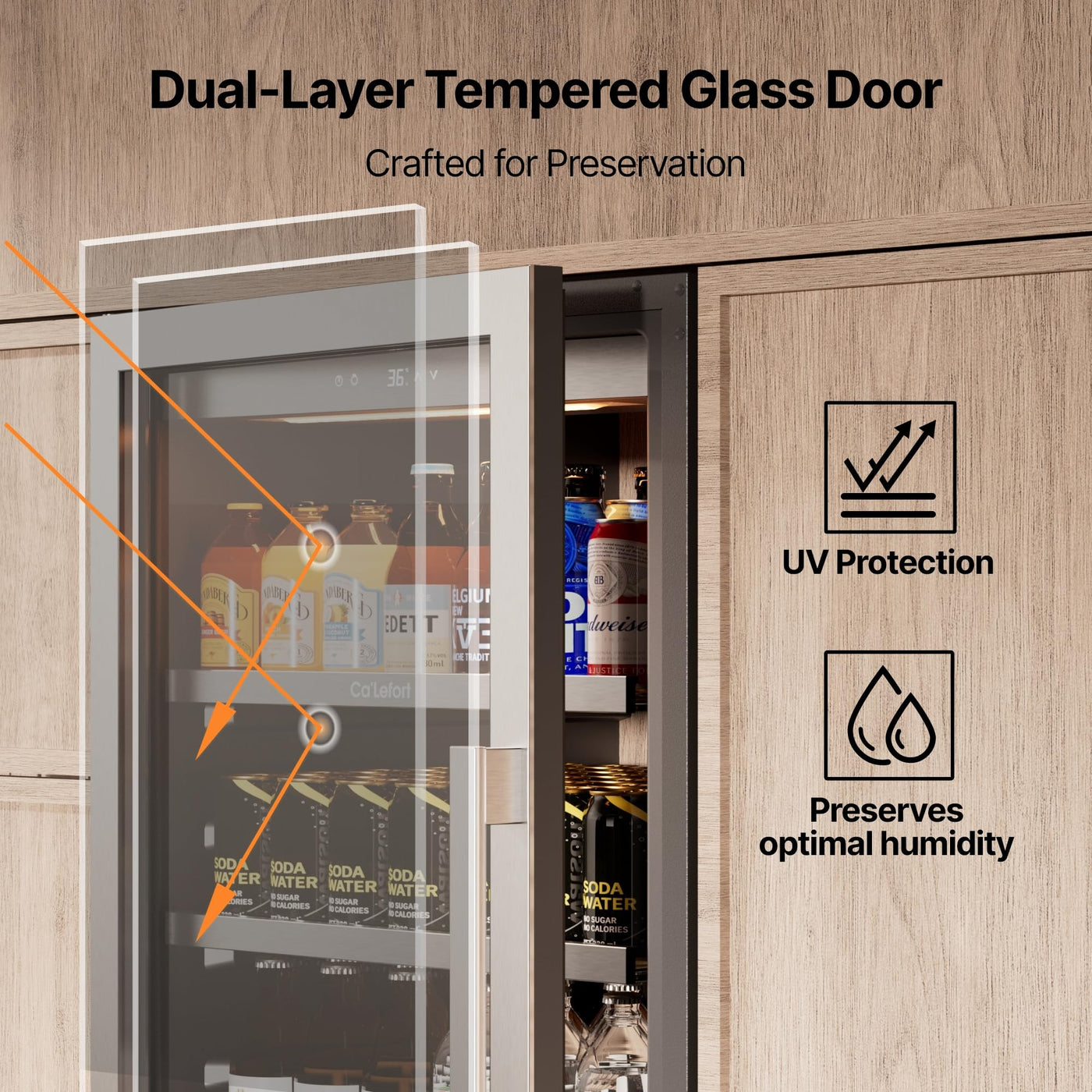 24" Beverage Refrigerator