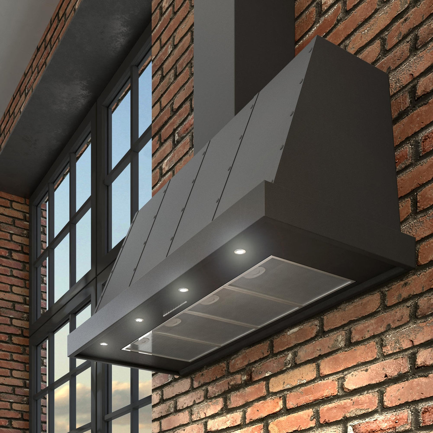 48" Wall-Mount Range Hood