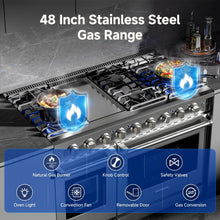 48" Double Oven Gas Range