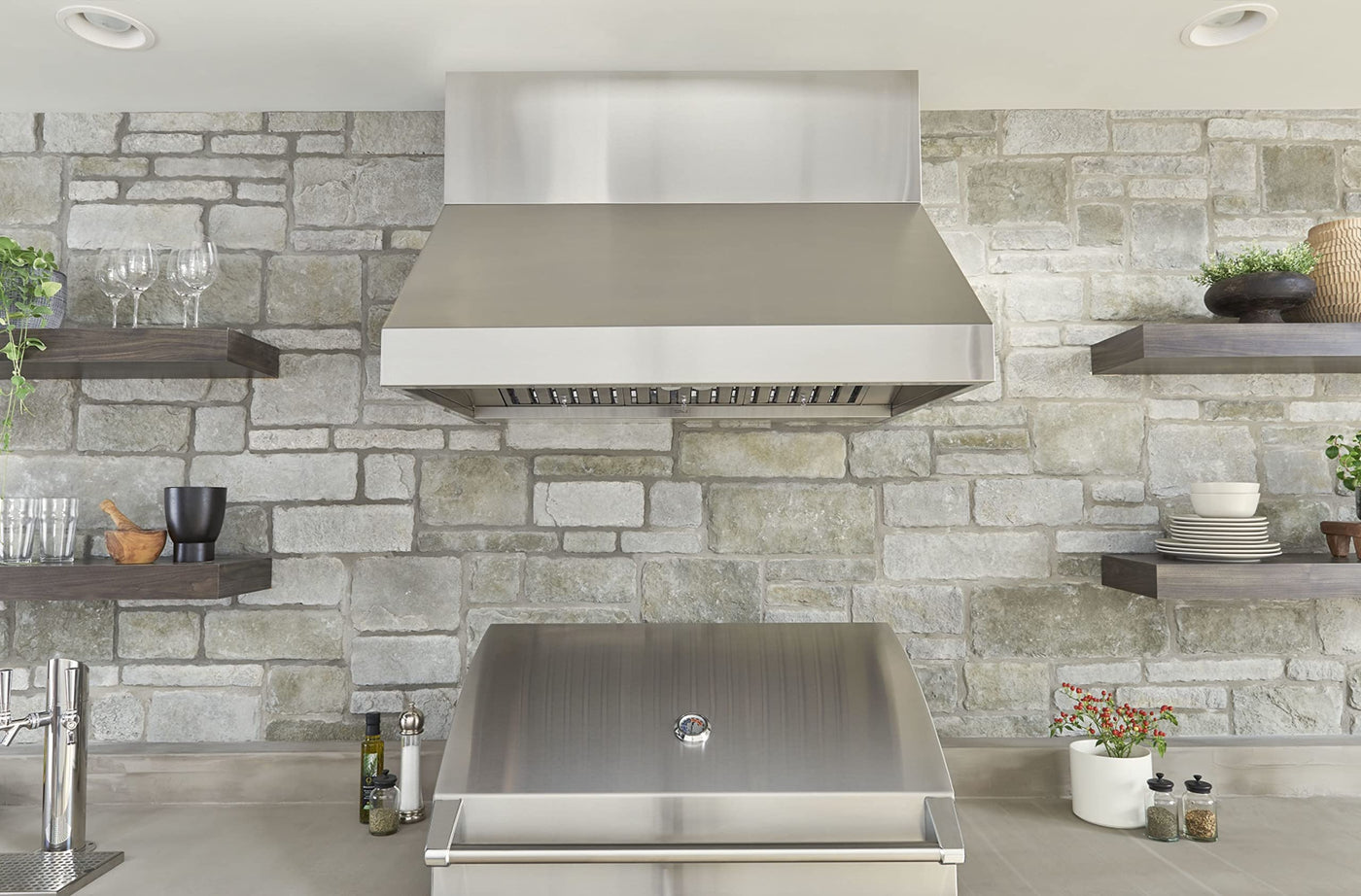 48" Outdoor Wall-Mount Range Hood