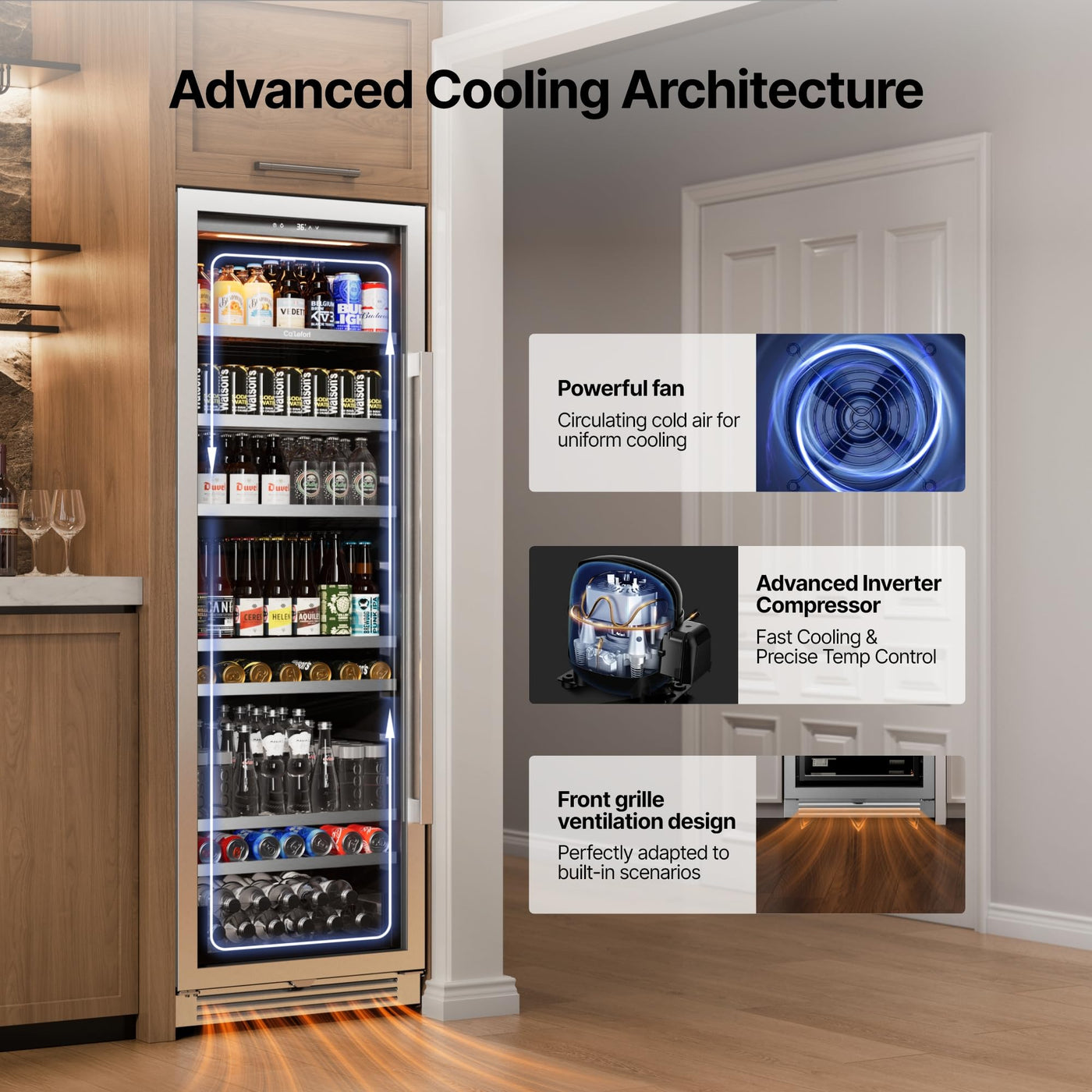 24" Beverage Refrigerator